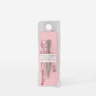 Пінцет для брів, вузький скошений Staleks BEAUTY & CARE 20 Type 4 , 1 шт 6755 фото