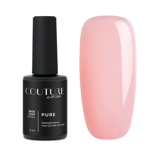 База камуфлююча каучукова для гель-лаку Couture Color Pure Base Coat №04 , 9 мл 9237 фото