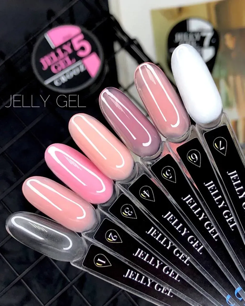 Прозорий гель-желе для нарощування нігтів Crooz Jelly Gel №1 , 15 мл 11267 фото