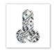 3D-стікер "Love Dollar" SX-189 , 1 шт 3352 фото 1
