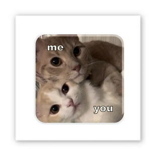 3D-стікер "Me and you" (SX-272) , 1 шт 6190 фото