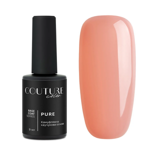 База камуфлююча каучукова для гель-лаку Couture Color Pure Base Coat №06 , 9 мл 9241 фото