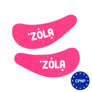 Патчі силіконові багаторазові для очей, Малинові ZOLA , 1 шт 11011 фото