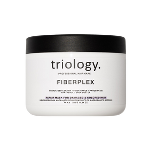 Відновлювальна маска для пошкодженого та фарбованого волосся Triology. Fiberplex , 330 г 8867 фото