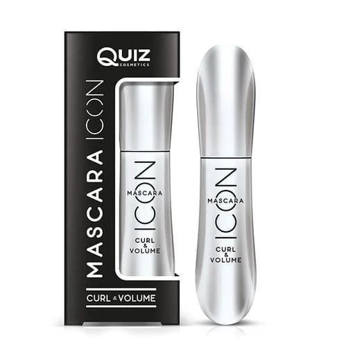 Туш для вій "Підкручування та об'єм" Quiz Cosmetics Icon Mascara Curl & Volume, Black , 9 г 1178 фото
