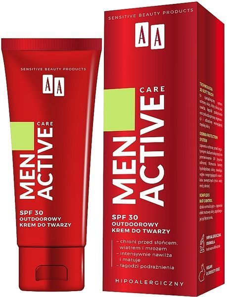Крем для обличчя з SPF 30 AA Cosmetics Men Active Care , 50 мл 4505 фото