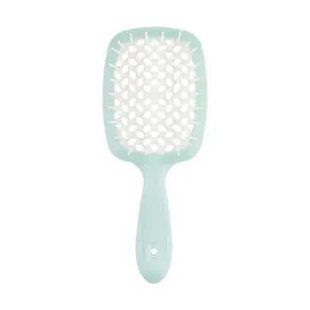 Гребінець для волосся Janeke Small Superbrush Tiffany-White , 1 шт 2272 фото