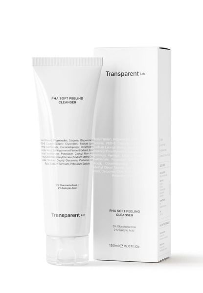 Очищуючий засіб для обличчя з ефектом пілінгу Transparent Lab PHA Soft Peeling Cleanser , 150 мл 5443 фото