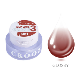 Гель-фарба №03 Crooz Art Gel Ombre 5 в 1 , 3 мл 9605 фото
