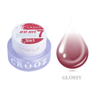 Гель-фарба №07 Crooz Art Gel Ombre 5 в 1 , 3 мл 9611 фото