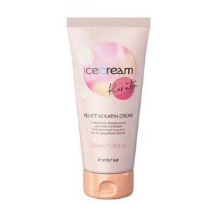 Крем з кератином проти посічених кінчиків Inebrya Velvet Keratin Cream , 100 мл 3815 фото
