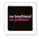 3D-стікер "No boyfriend-no problem" SX-156 , 1 шт 3434 фото 1