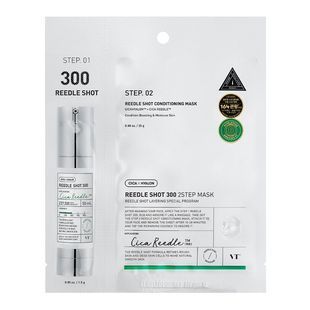 Тканинна двоетапна інтенсивна маска для обличчя з мікроголками VT Cosmetics Reedle Shot 300 2-Step Mask , 1 шт 6128 фото