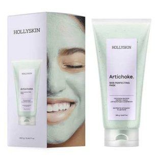 Охолоджувальна ліфтинг маска для боротьби з набряками Hollyskin Skin Perfecting Mask Artichoke , 250 мл 413 фото