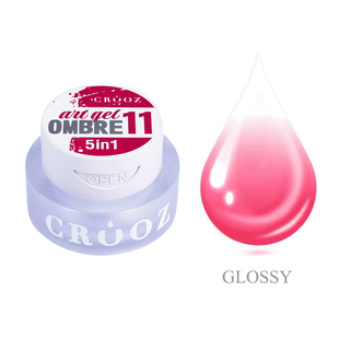 Гель-фарба №11 Crooz Art Gel Ombre 5 в 1 , 3 мл 9617 фото