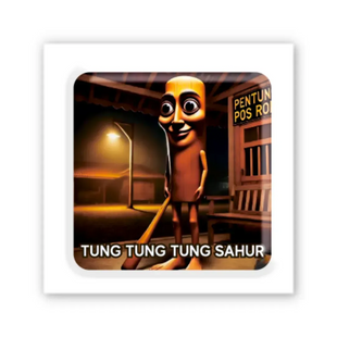 3D-стікер "Tung Tung Sahur" (SX-309) , 1 шт 6230 фото