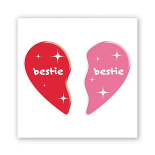 3D-стікер "Bestie Set" (SX-353) , 1 шт 10766 фото