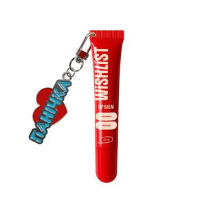 Бальзам-блиск для губ Velvet Coral WishList Lip Gloss Balm з іграшкою-брелоком "Панічка" , 10 мл 9185 фото