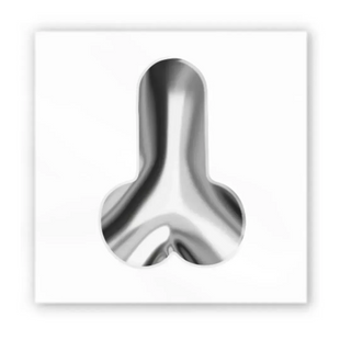 3D-стікер "Silver Love" (SX-188) , 1 шт 6236 фото