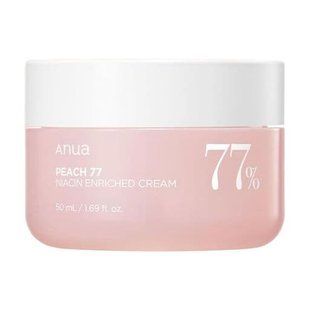 Зволожуючий крем для обличчя із екстрактом персика Anua Peach 77% Niacin Enriched Cream , 50 мл 621 фото
