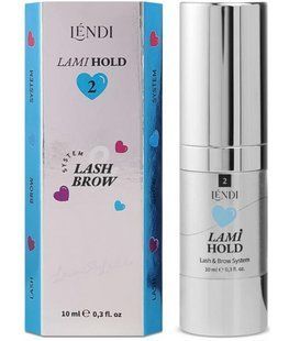 Склад для ламінування вій та брів №2 Lendi Lash & Brow Lami Like Hold , 10 мл 10897 фото