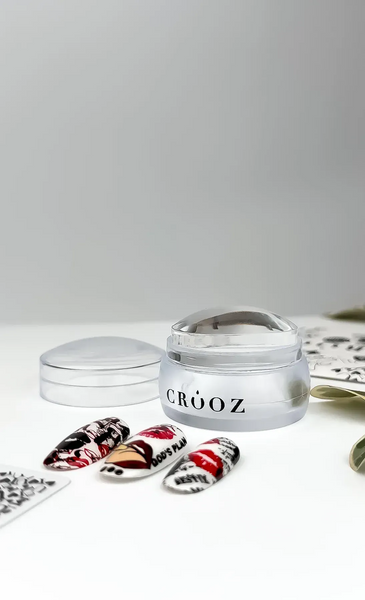 Штамп для стемпінга круглий точний та прозорий Crooz , 1 шт 9562 фото