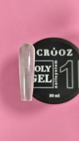 Прозорий полігель для моделювання нігтів Crooz Poly Gel №1 , 30 мл 11223 фото