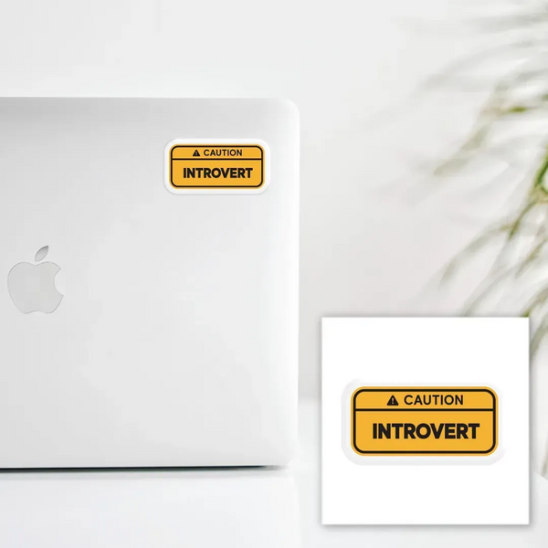 3D-стікер "Introvert" (SX-322) , 1 шт 6242 фото