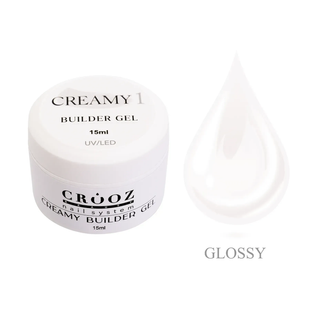 Гель для нарощування Crooz Creamy Builder Gel №1 , 15 мл 9540 фото