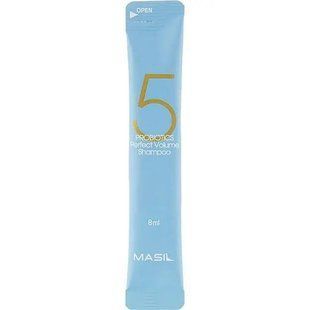 Шампунь з пробіотиками для об'єму волосся Masil 5 Probiotics Perfect Volume Shampoo , 8 мл 153 фото