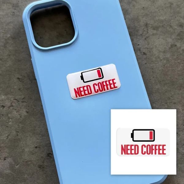 3D-стікер "Need coffee" SX-205 , 1 шт 3414 фото