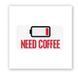 3D-стікер "Need coffee" SX-205 , 1 шт 3414 фото 1