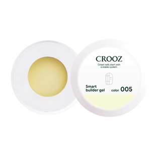 Лимонно-жовтий гель для нарощування нігтів Crooz Smart Builder Gel №05 , 15 мл 11328 фото