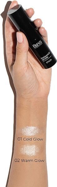 Хайлайтер для обличчя Bless Beauty Radiance Spark Stick №01 Cold Glow , 9 г 8639 фото