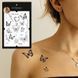 Тату набір "Метелики та квіти" Tattooshka LB-188 , 1 шт 2722 фото 2