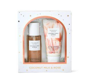 Подарунковий набір Victoria's Secret Kit Duo Coconut Milk & Rose (спрей+лосьйон) , 1 шт 2822 фото