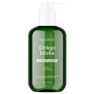 Заспокійливий очищувальний гель з ектрактом гінкго білоба Hollyskin Ginkgo Biloba Calming Cleanser , 200 мл 351 фото