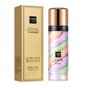 Трикольорова база для обличчя Senana Contour Three Isolation Face Balancing , 40 г 898 фото