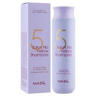 Шампунь проти жовтизни волосся Masil 5 Salon No Yellow Shampoo , 300 мл 162 фото