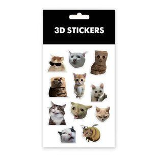 Набір 3D-стікерів "Fanny cats mems" SB-57 , 1 шт 3239 фото