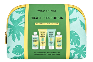 Подарунковий набір для тіла Wild Things Travel Cosmetic Bag Coconut & Lime , 4 в 1 11436 фото