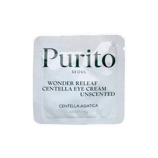 Крем для повік з центеллою та пептидами без ефірних олій Purito Seoul Wonder Releaf Centella Eye Cream Unscented , 1 г 4100 фото