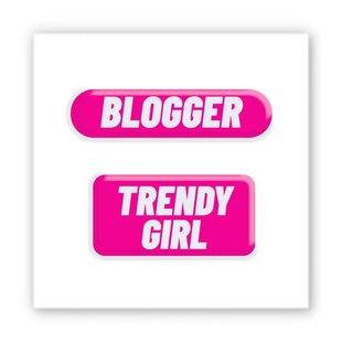 3D-стікер "Trendy girl" (SX-299) , 1 шт 6277 фото