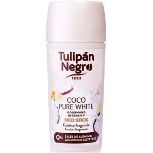 Дезодорант-стік Білий кокос Tulipan Negro Deo Stick Coco Pure White , 60 мл 1432 фото