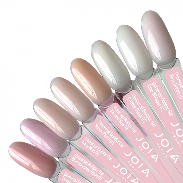 Моделюючий гель, рожевий JOIA vegan Builder Gel Sweet Peony №08 , 15 мл 8399 фото